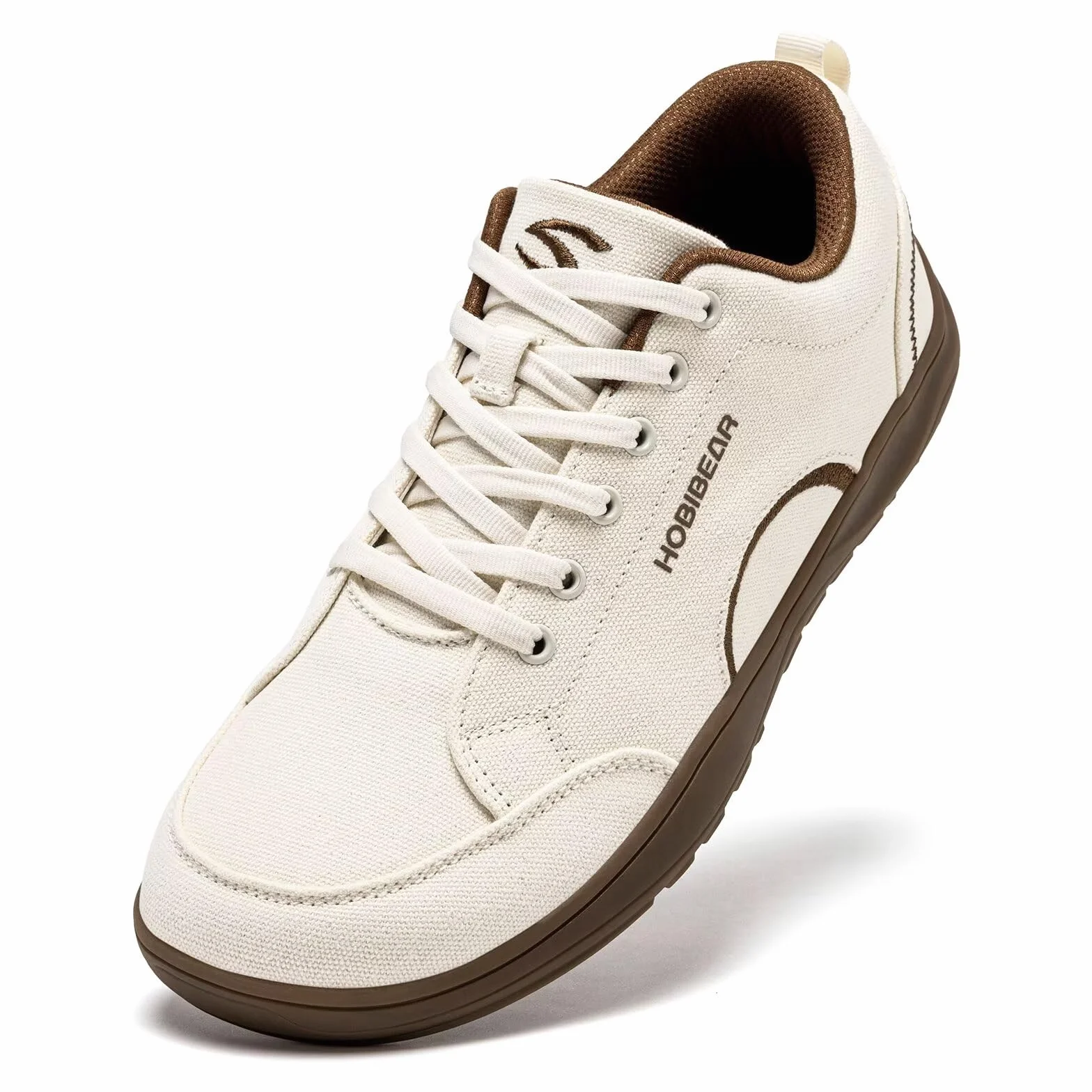 HOBIBEAR Zapatos Barefoot para Hombre y Mujer Punta Ancha Minimalistas Unisex de Lona Antideslizantes para Caminar