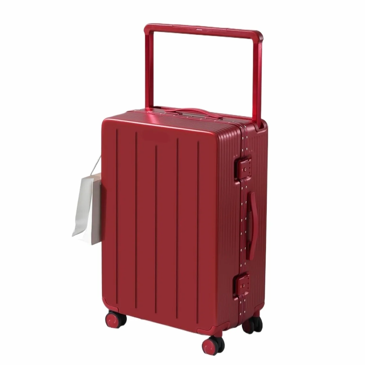 Maleta Duradera con Asa Ancha Y Marco De Aluminio For Viajes(Rot,24inch)