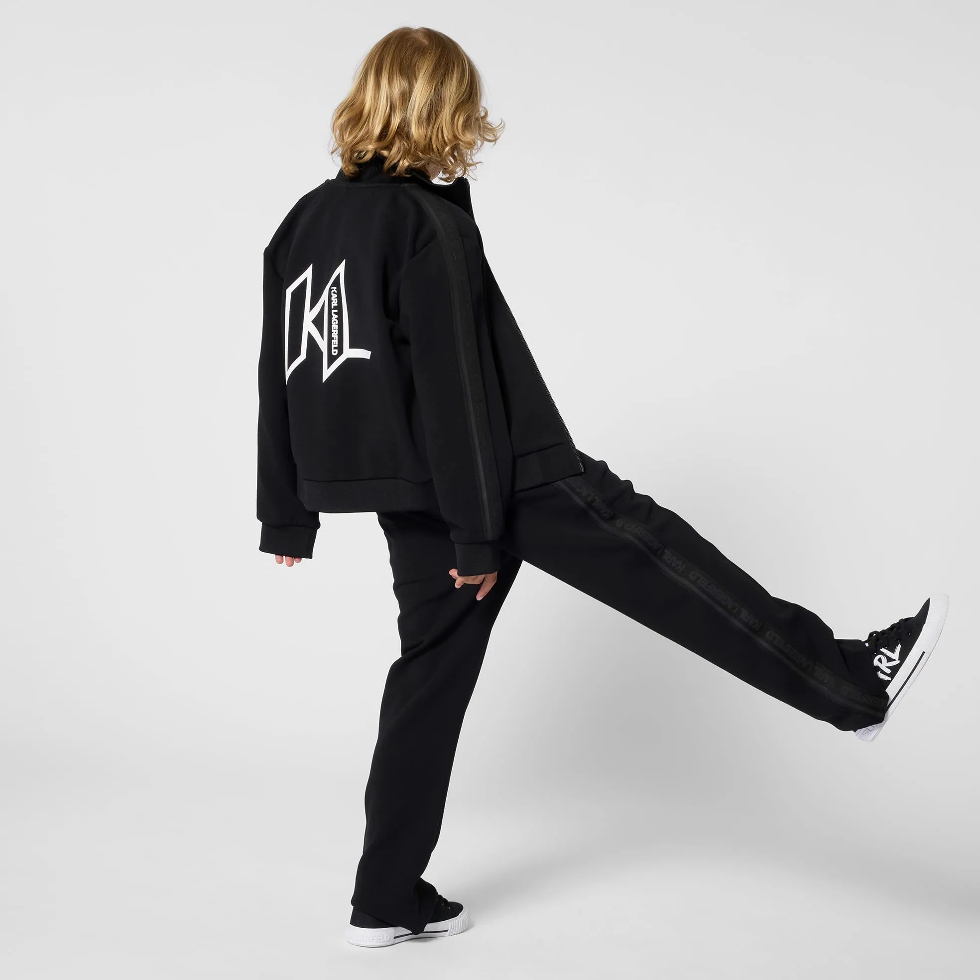 Karl Lagerfeld Pantalones para niño, Negro, 16 años