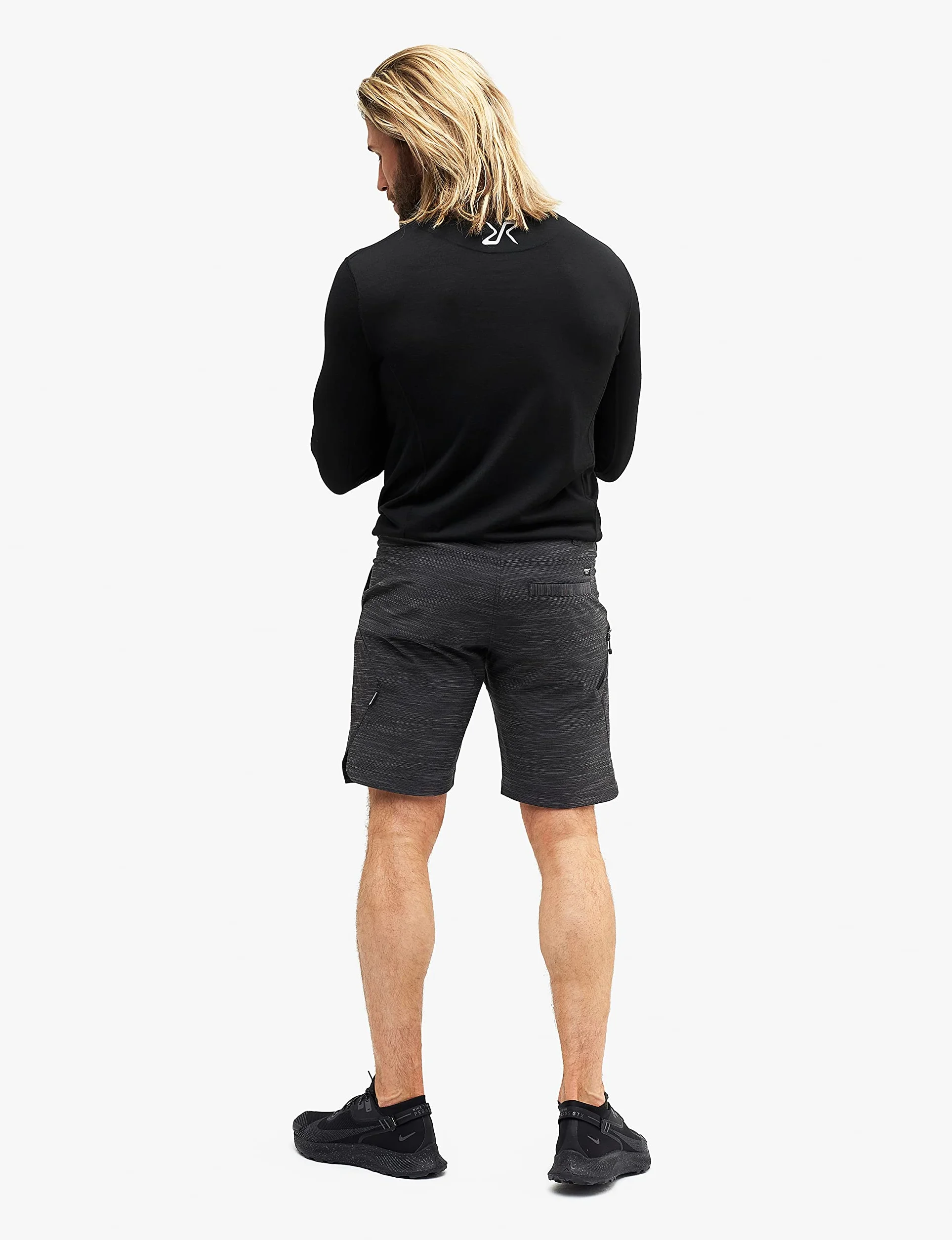 RevolutionRace Hike & Dive Shorts para Hombre, Pantalones Cortos Híbridos de Senderismo