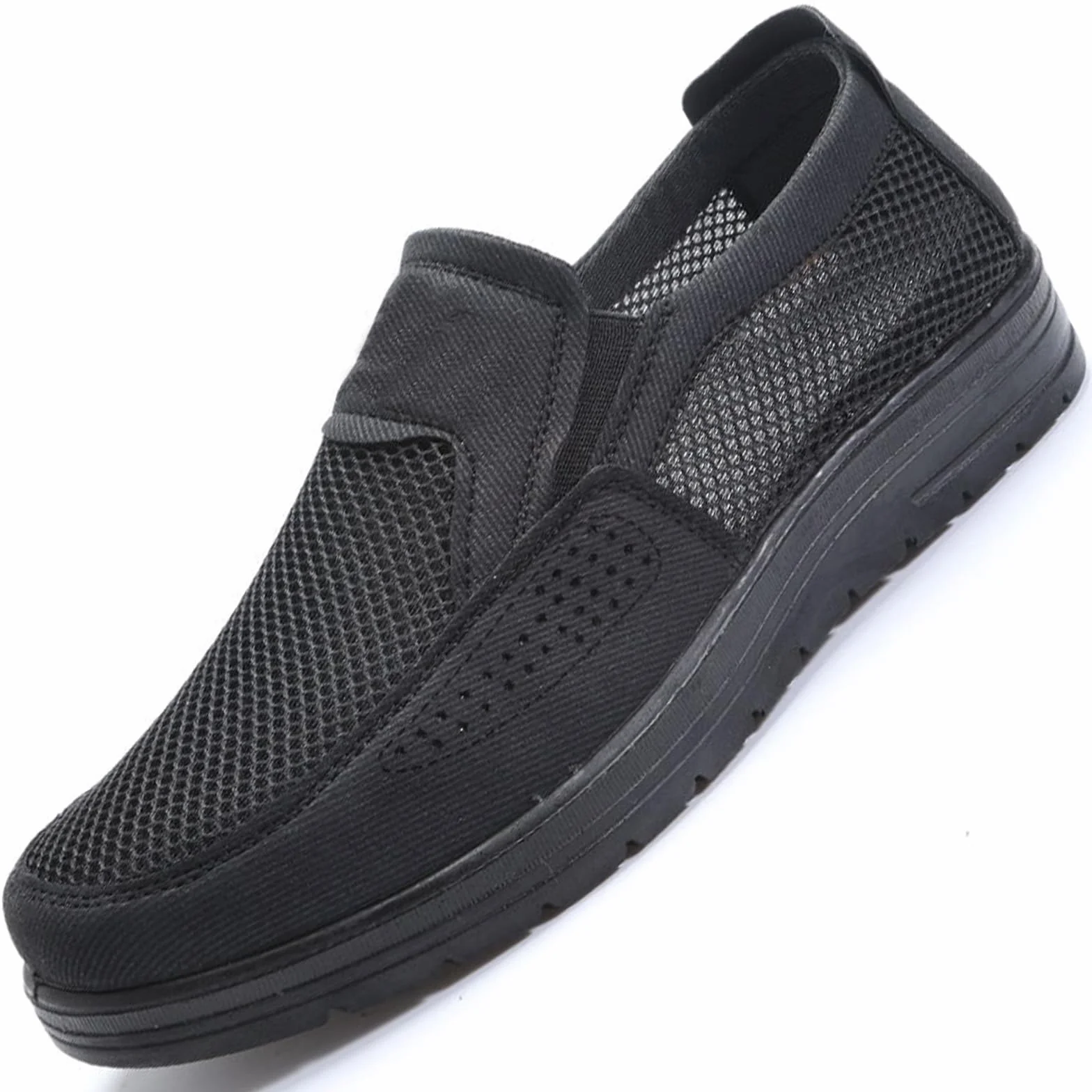 Zapatos ortopédicos de malla transpirable para hombre, cómodos, ligeros, antideslizantes, para verano, al aire libre, cómodos y ligeros