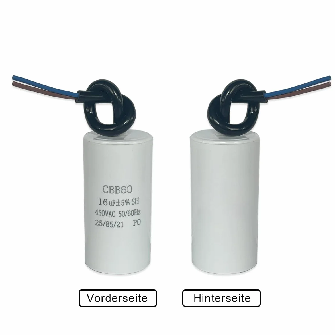 CBB60 450V 16µF 50/60Hz Condensador de Arranque y Funcionamiento para Motor ANGEEK