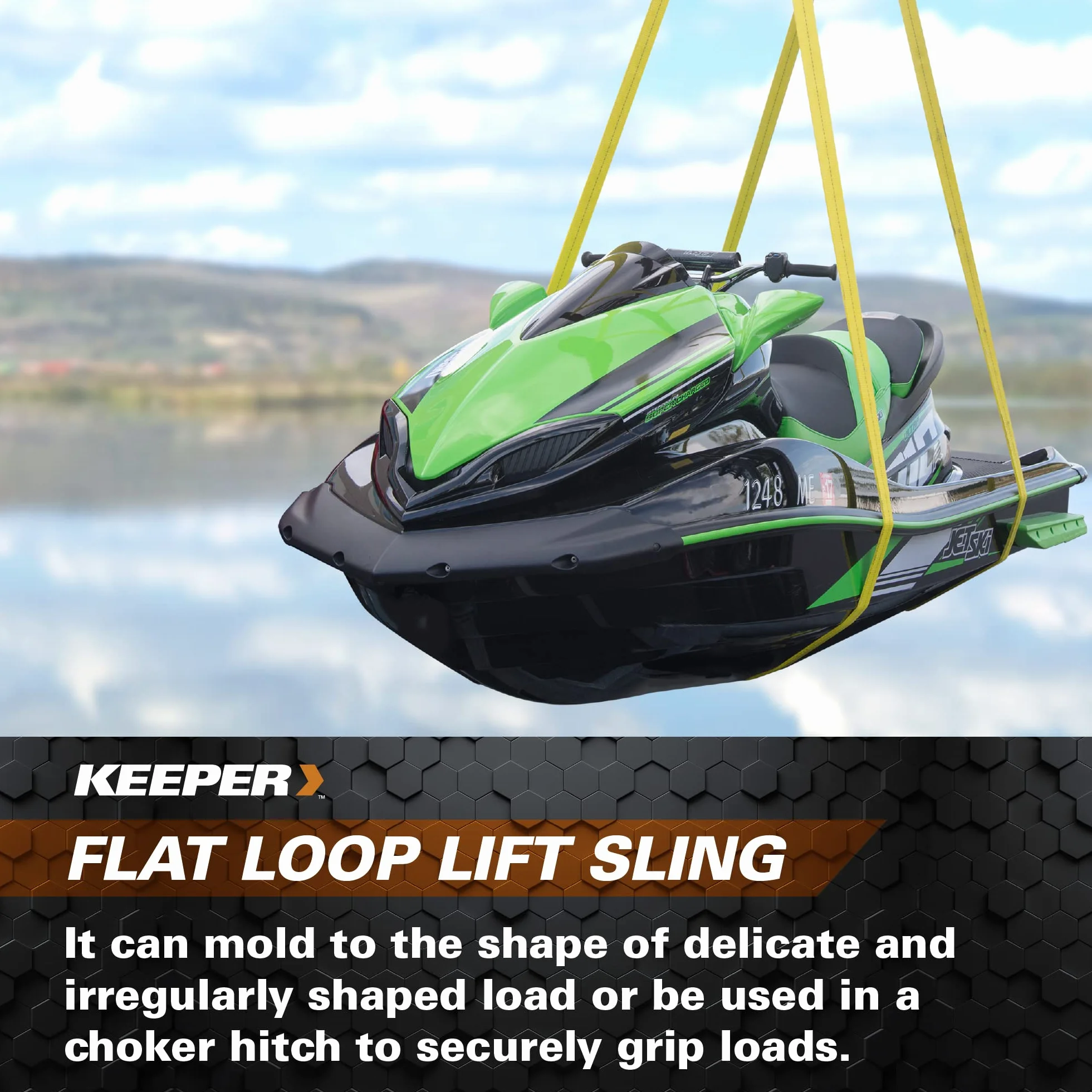 KEEPER 12" x 2" Lift Sling 02616