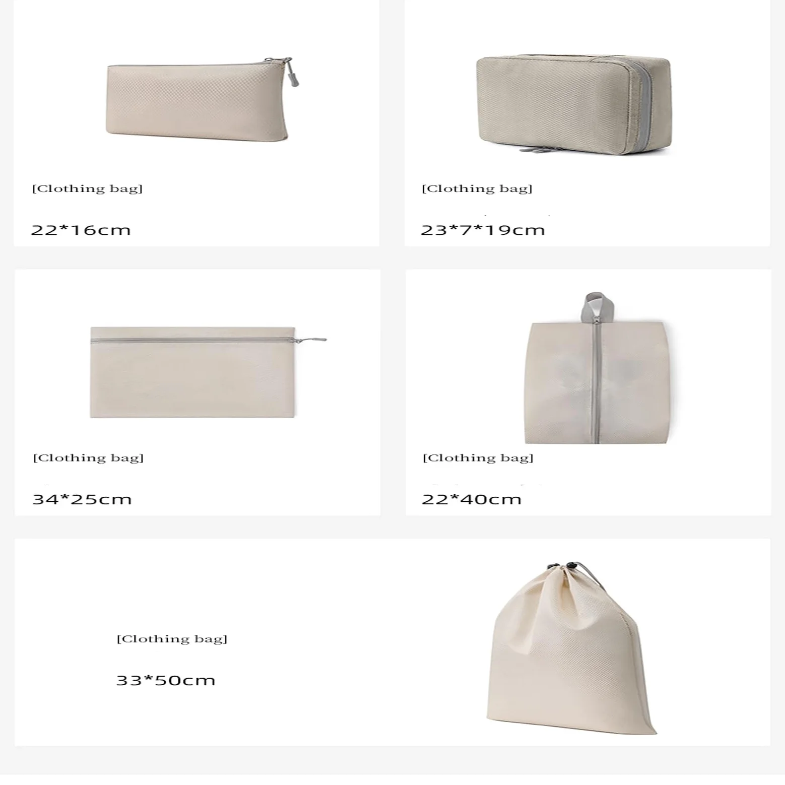 Cubos de Embalaje 5 6 Piezas Organizador de Equipaje portátil de Viaje Bolsas de Almacenamiento Bolsas de Zapatos de Embalaje de compresión con Malla Bolsa de Bolso Plegable Ligera-5