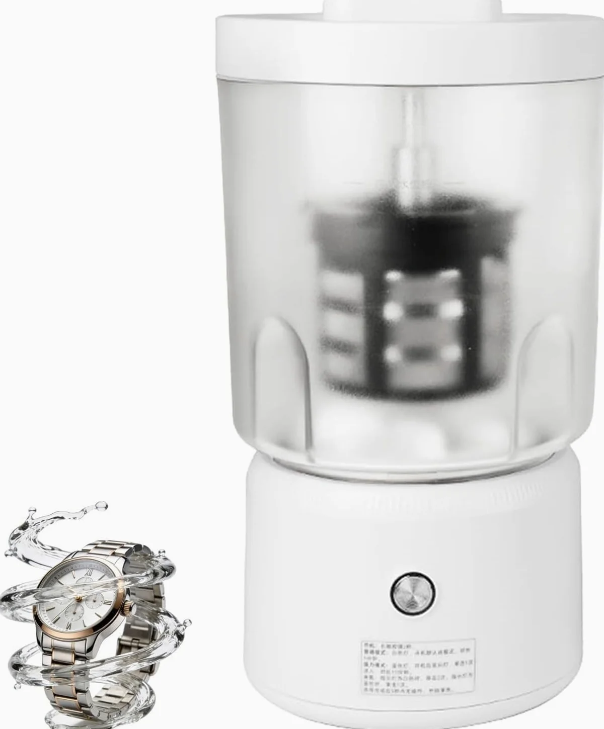 Máquina Limpiadora De Piezas, Limpiador Ultrasónico 25 W Con 2 Modos, Filtro Aceite Extraíble, Herramienta Reparación Relojes Para Tornillos, Correas Y Cristales