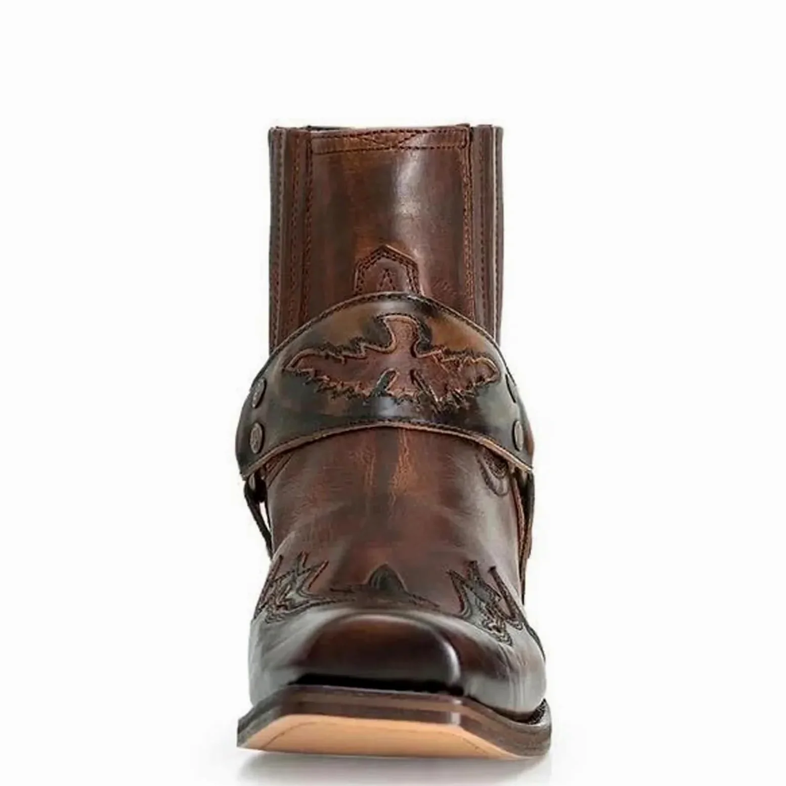 Botas Cowboy Botas de Vaquero del Western for Hombre y Mujer, Zapatos Puntiagudos con diseño Bordado Talla Grande 38-48, Botines for, Botas Cuero Unisex
