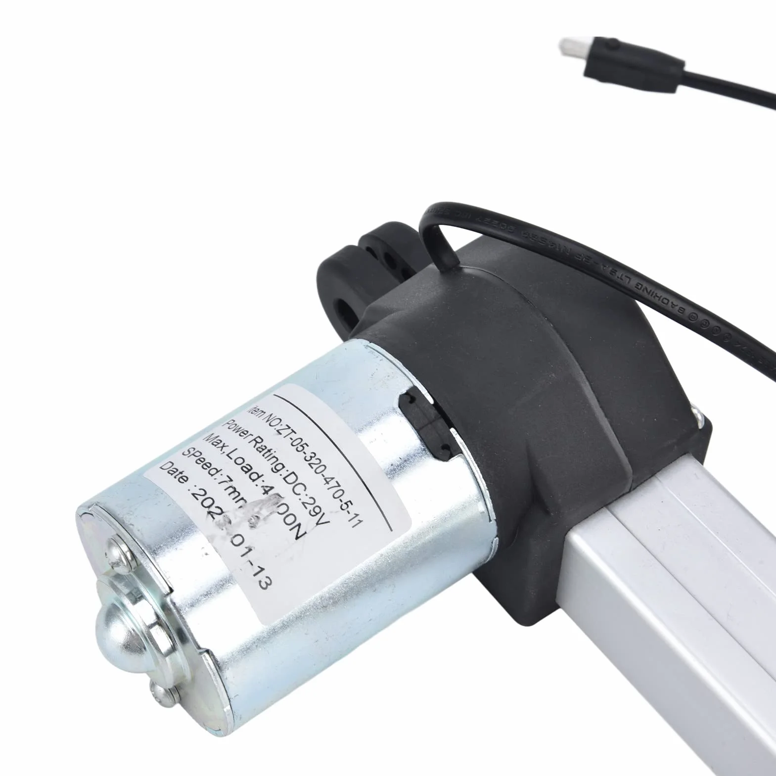 Mini actuador lineal 29 V CC, 7 mm/s para equipos de elevación