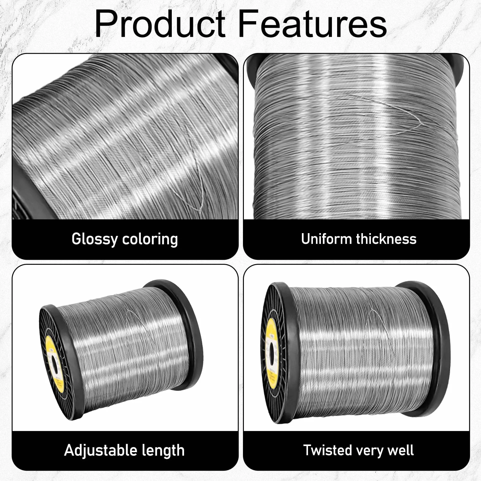 Alambre de corte térmico 0,7 mm 10 metros para cortar espuma dura