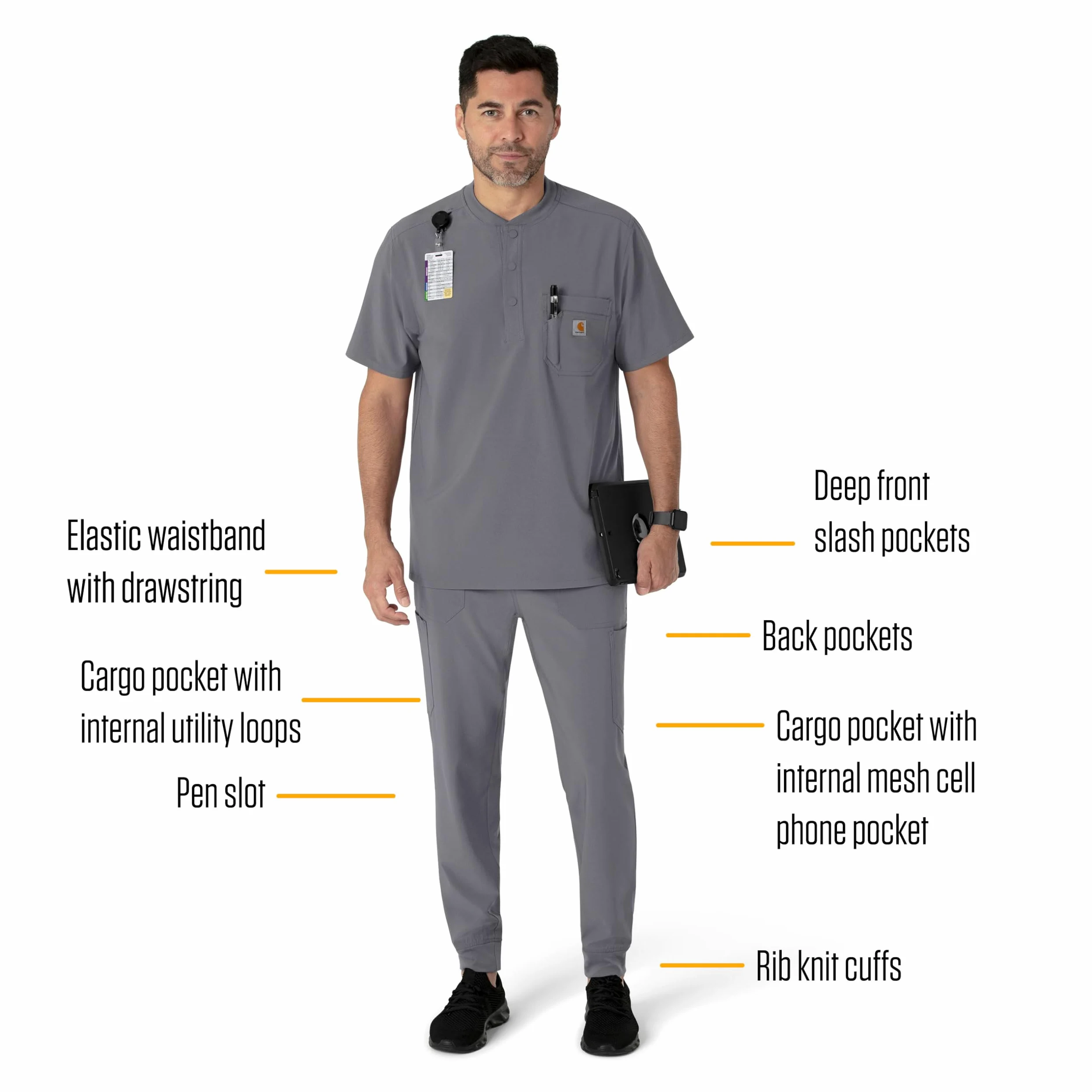 Carhartt Scrub Pant - Pantalones de Traje médico Hombre