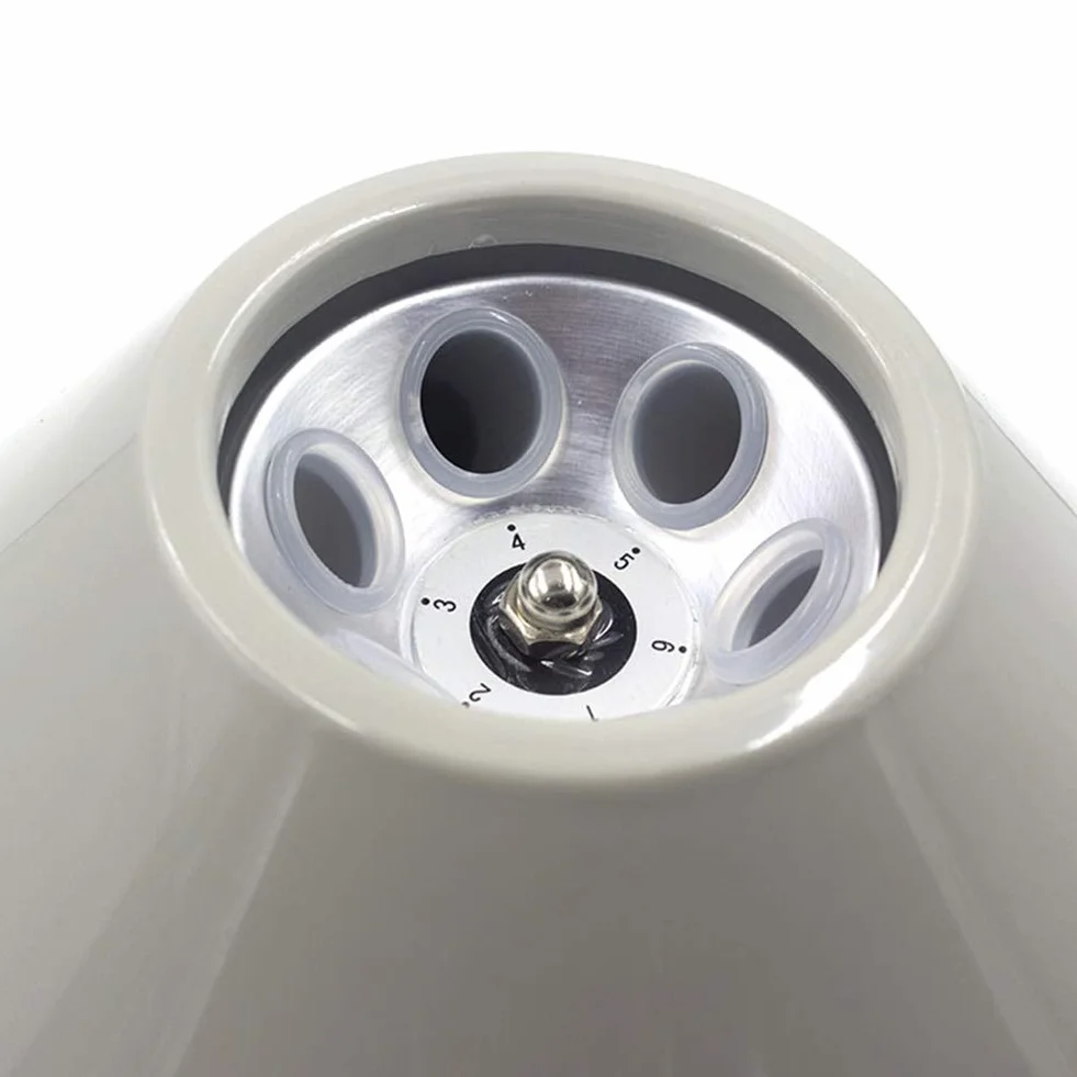 Centrífuga de Laboratorio Eléctrico de Escritorio 0-4000 rpm Temporizador 0-60min con Tubos 6x20ml Enchufe EU