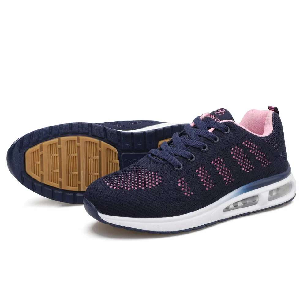 Youecci Zapatillas Deportivas Mujer, Entrenamiento, Amortiguación Aire, Malla Transpirable, Antideslizantes, Tenis Gimnasio, Correr