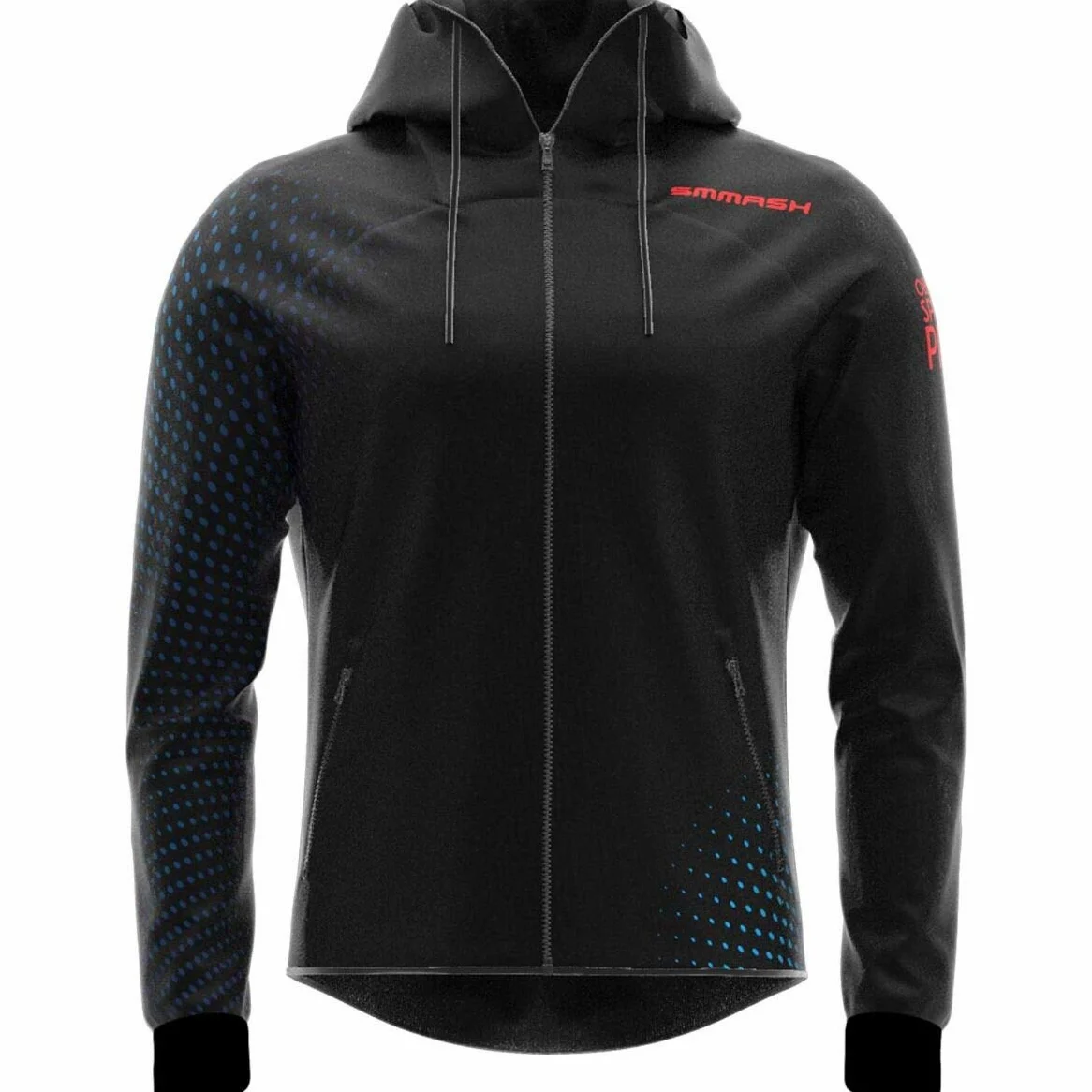 SMMASH Hawaii Sudadera Deportiva con Capucha y Cremallera para Mujeres y Hombres, Sport Zipper Hoodie, Crossfit, Gym, Outdoor, Material Transpirable y Antibacteriano
