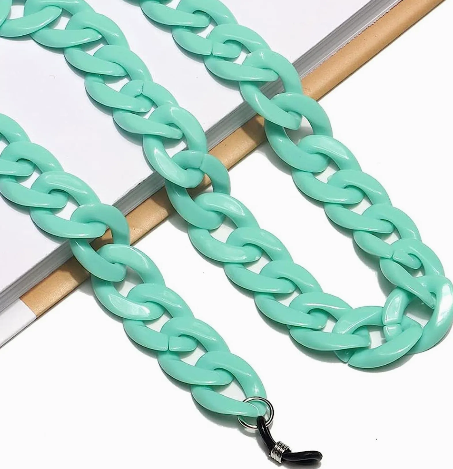 3 Piezas de Cadena de sujeción de acrílico para Gafas, Soporte Multifuncional para Gafas Deportivas Femeninas