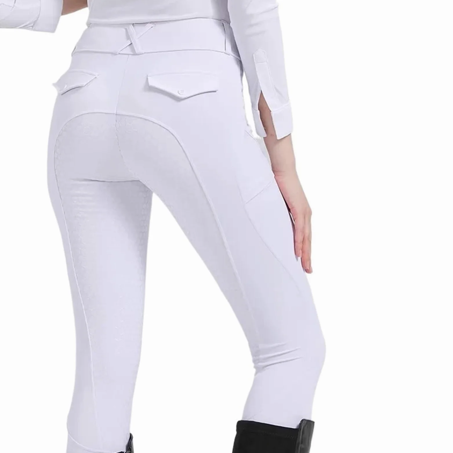 Pantalones Montar a Caballo Mujer Pantalones de equitación for Mujer, Calzones Tiro Completo, Mallas Entrenamiento Ecuestre, Ropa Deportiva for Exteriores(Blue,XXL)