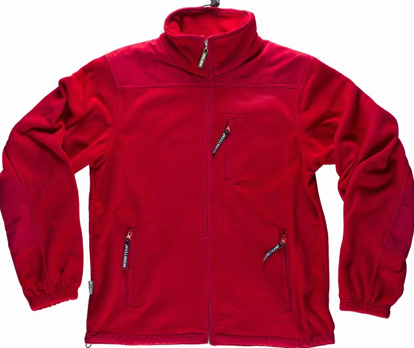 WORKTEAM Chaqueta Polar Hombre Cuello Alto Cremalleras Coderas Reforzadas