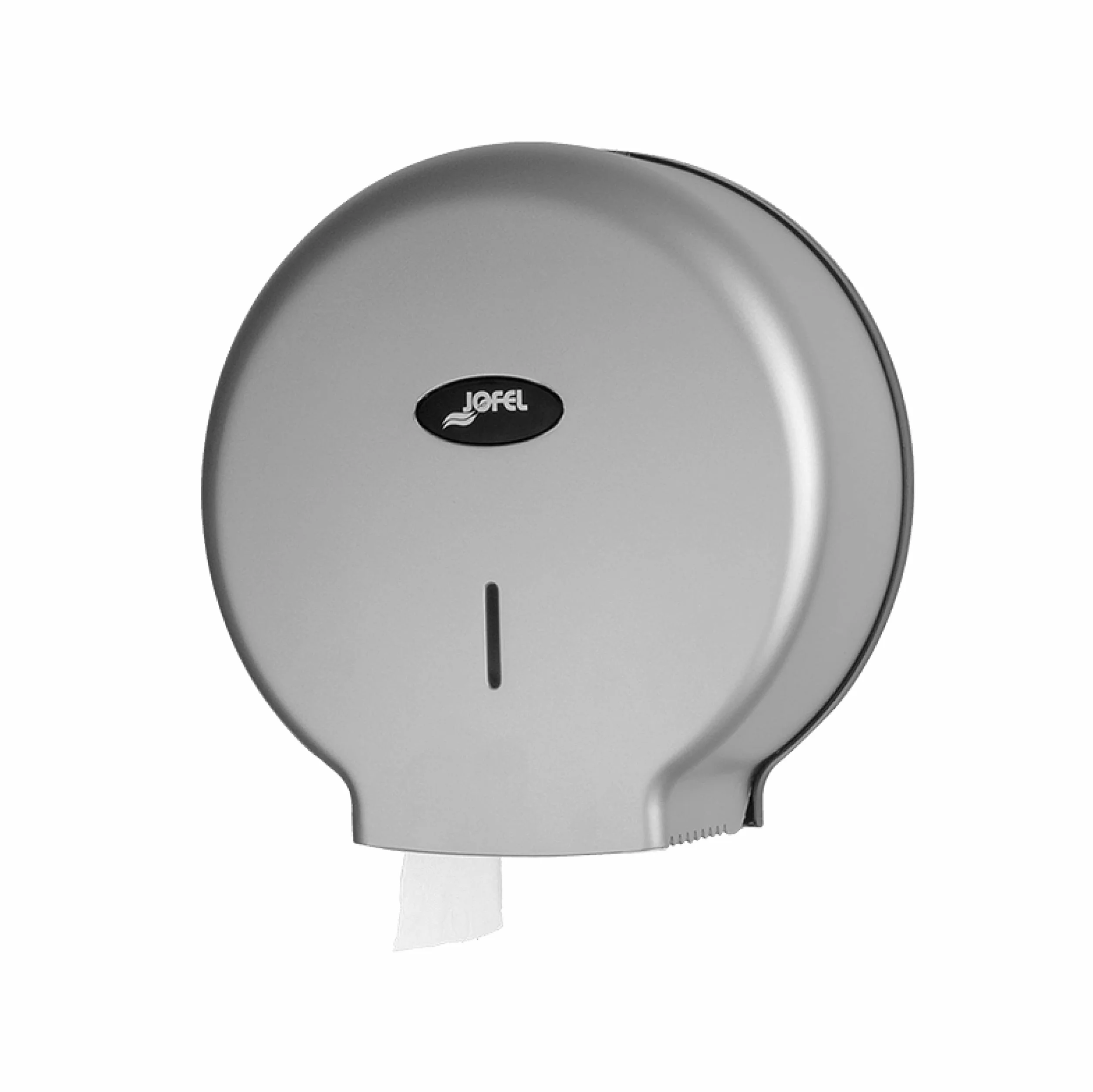Portarrollos de Papel Higiénico Industrial Grande 400m 260mm Dispensador ABS Valor AE77300 Plata