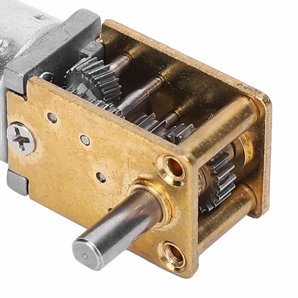 Mini Motor de Engranajes Helicoidal N20 Reducción DC3V 70RPM para Cerraduras Electrónicas Smart Cars Robots