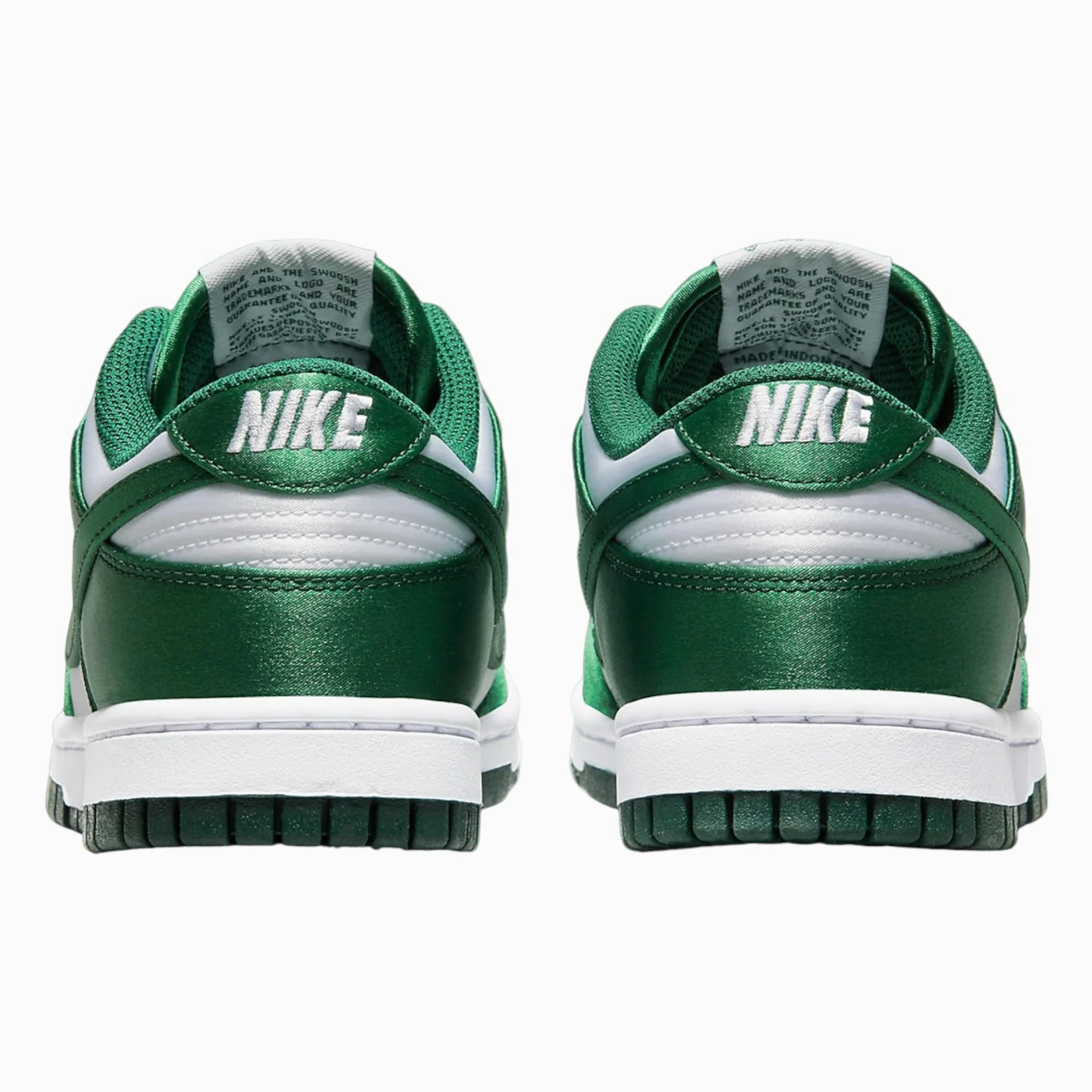 Nike W Dunk Low - Tenis de Baloncesto para Mujer, Equipo Blanco y Verde, 38 EU