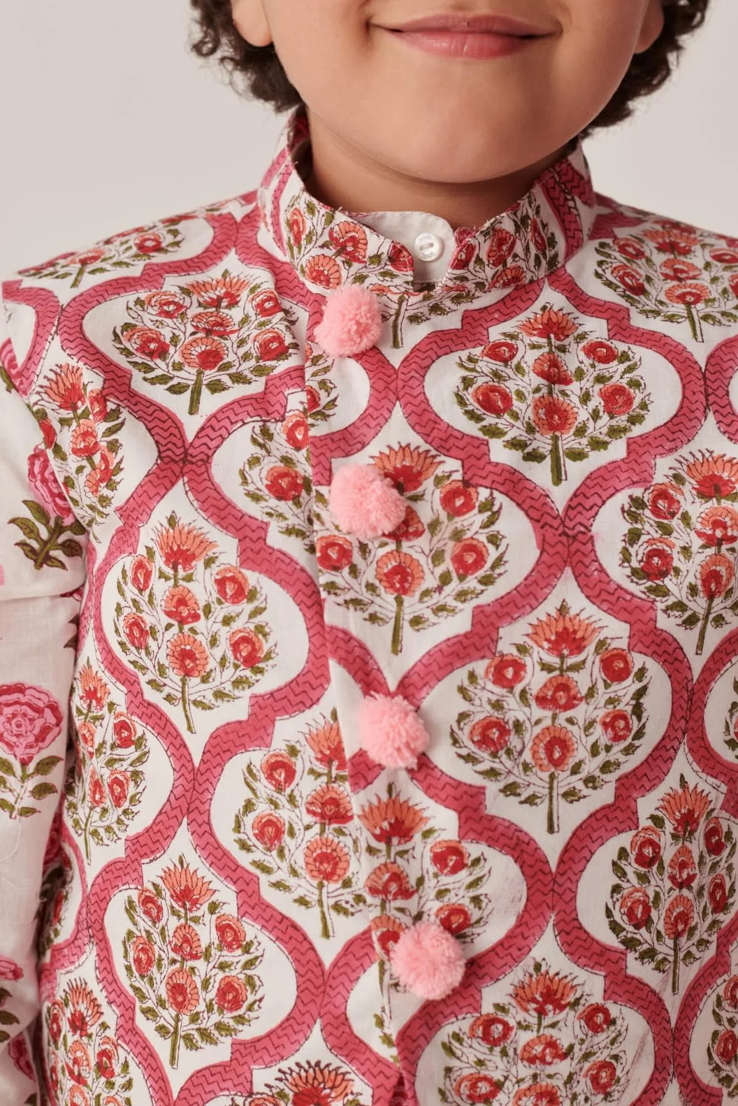 PS Peaches Niños 1 Kurta, 1 Payjama, 1 chaqueta