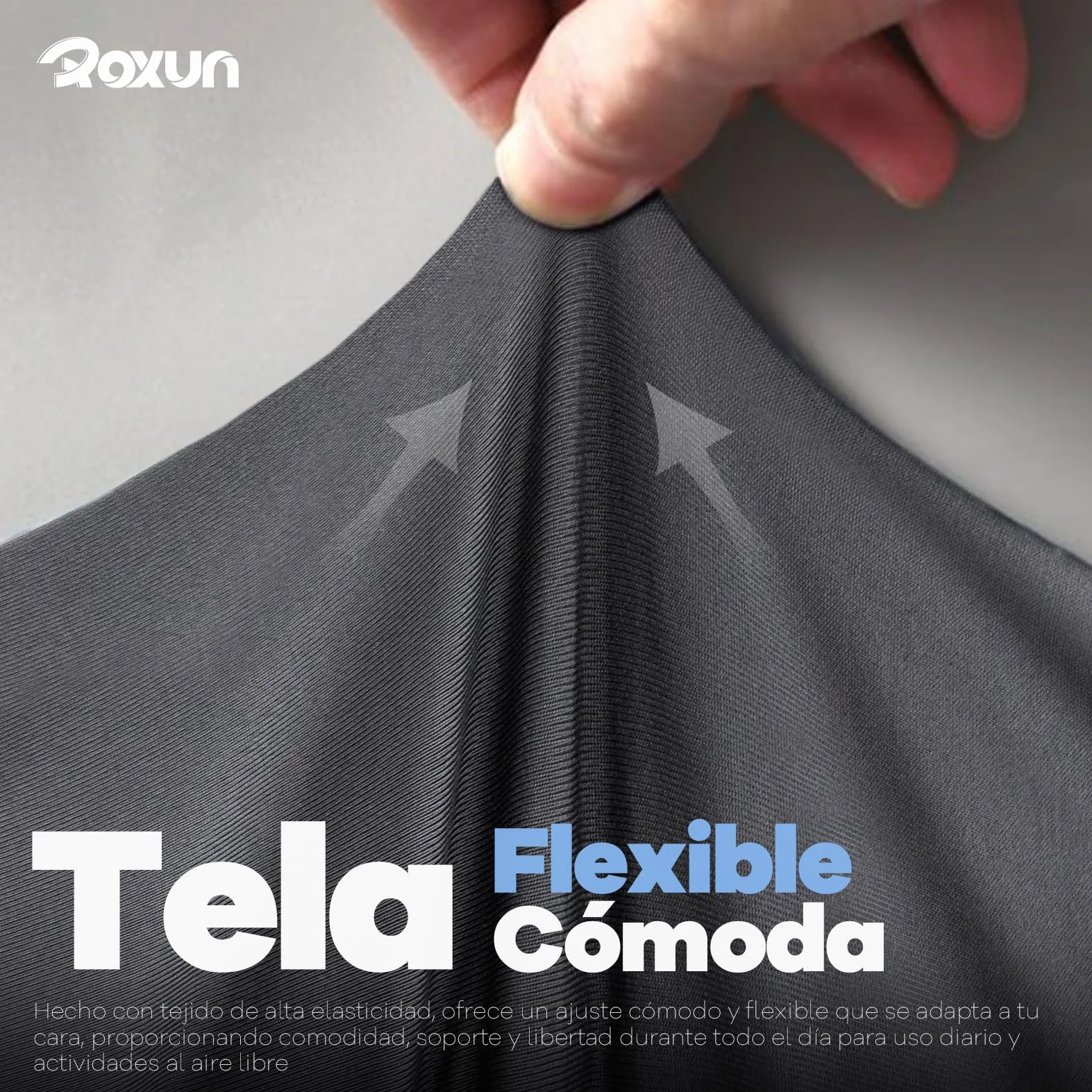 ROXUN 4 Piezas Braga de Cuello, Bandana Transpirable Refrescante Protección UV, Bufanda Multifuncional para Hombre y Mujer, Ideal para Moto y Verano