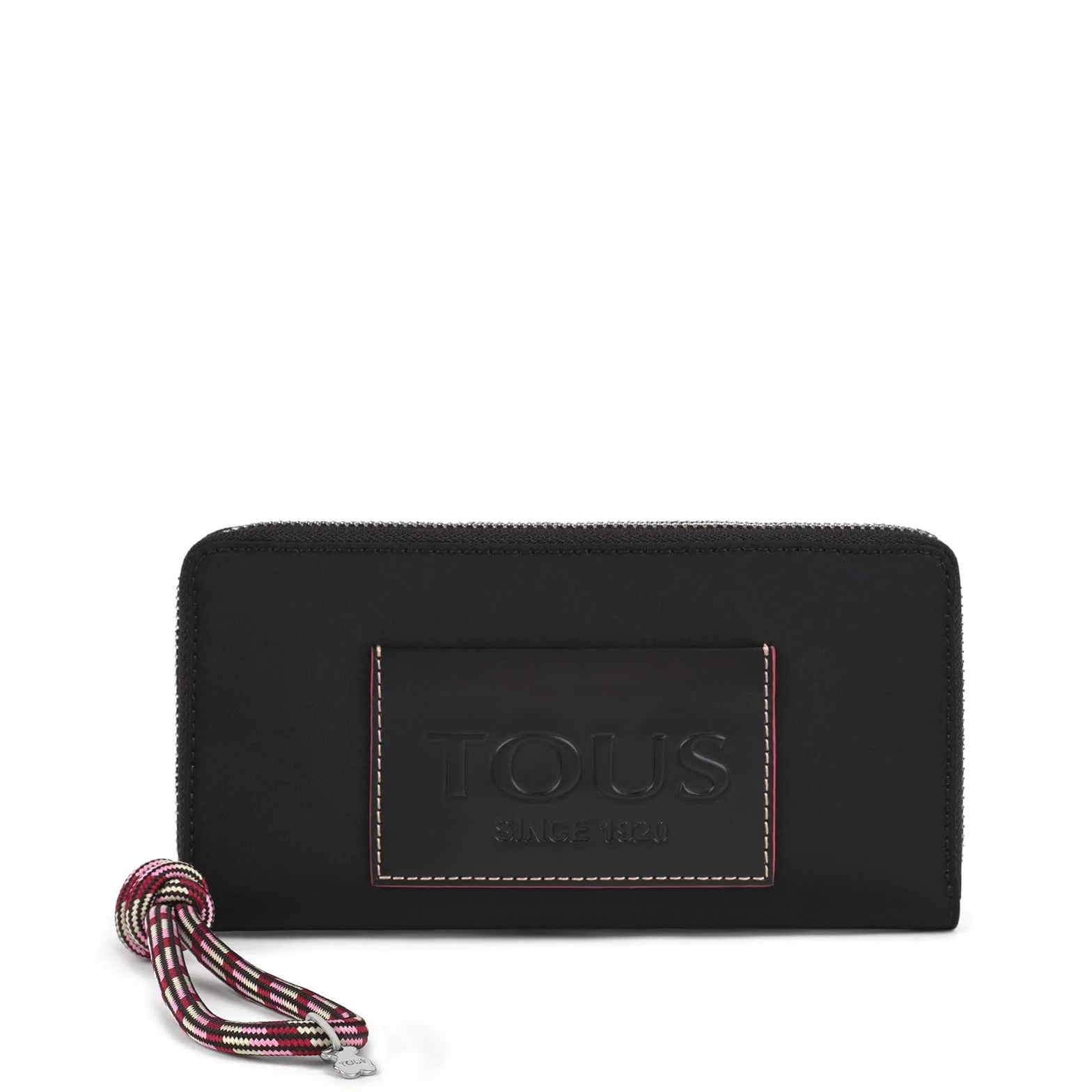 TOUS Billetera mediana negro, Para Mujer, Colección Empire Soft