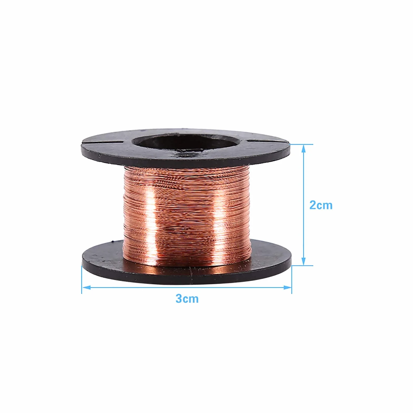 Alambre de cobre esmaltado 0,1 mm 12 m para placa base