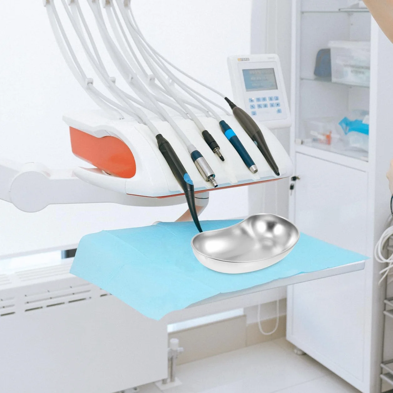 iplusmile Bandeja de Riñón de Acero Inoxidable 19.5cm - Riñonera Médica Profesional para Instrumental Laboratorio