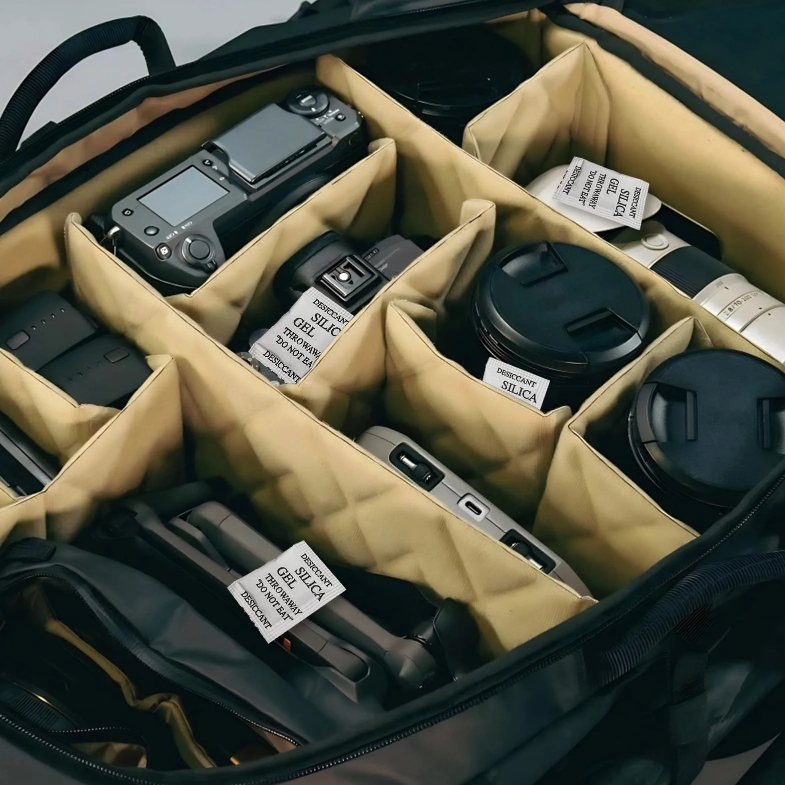 60 bolsas desecantes gel de sílice absorbentes de humedad no tóxico inodoro para alimentos electrónica ropa documentos