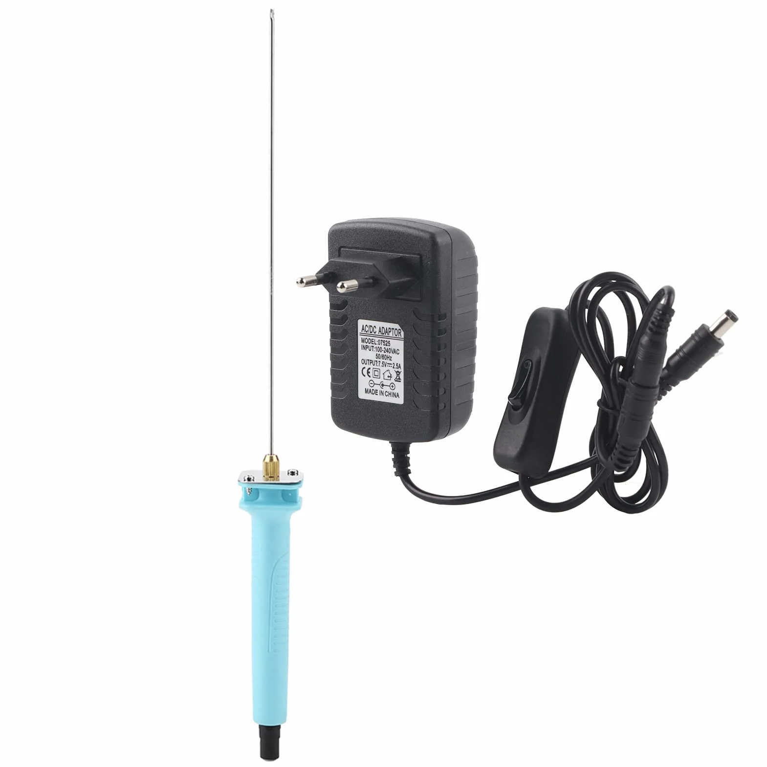 Cortadora Eléctrica de Espuma 24W 20cm, Cortadora de Alambre Caliente, Grabado Térmico, 110-250V