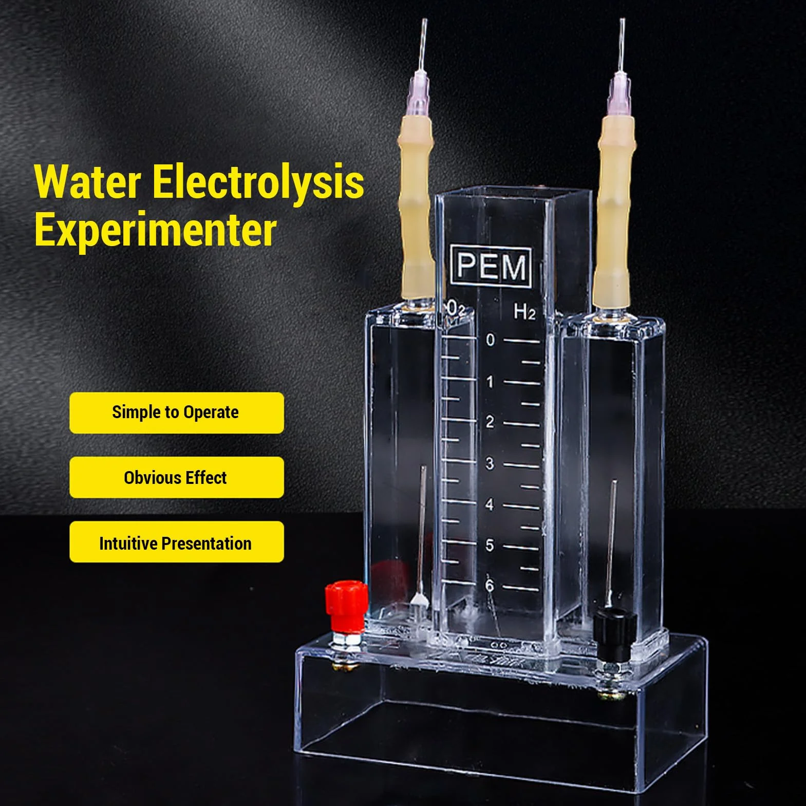 Aparatos de electrólisis de agua de laboratorio para experimento de generación de oxígeno