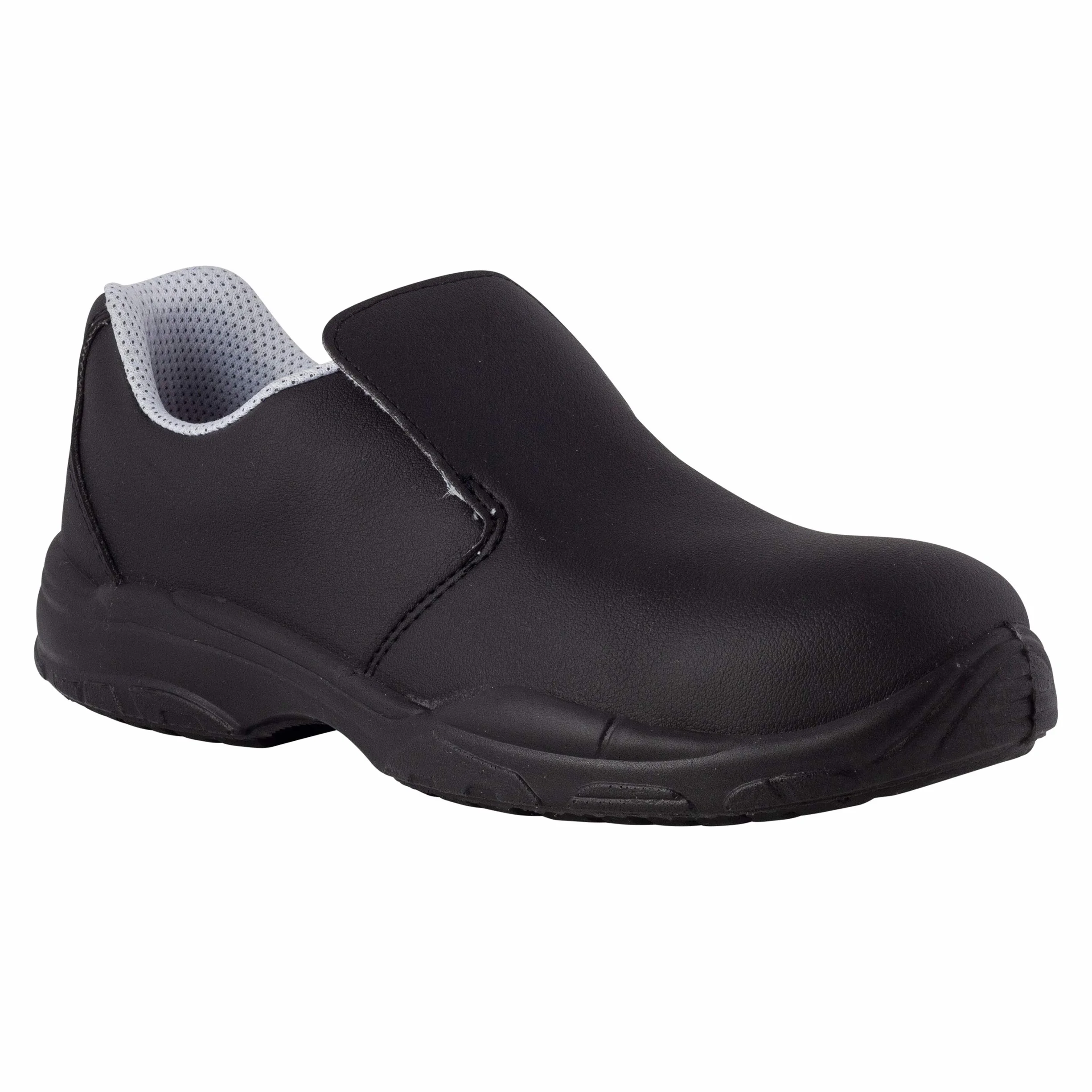 REPOSA Nurse - Zapatos de Trabajo Hombre y Mujer con Puntera de Seguridad, Zapatos Sanitarios Mujer Cerrados sin Cordones, Zapatillas Antideslizantes para Enfermería y Cocina Antishock y Antiestáticas