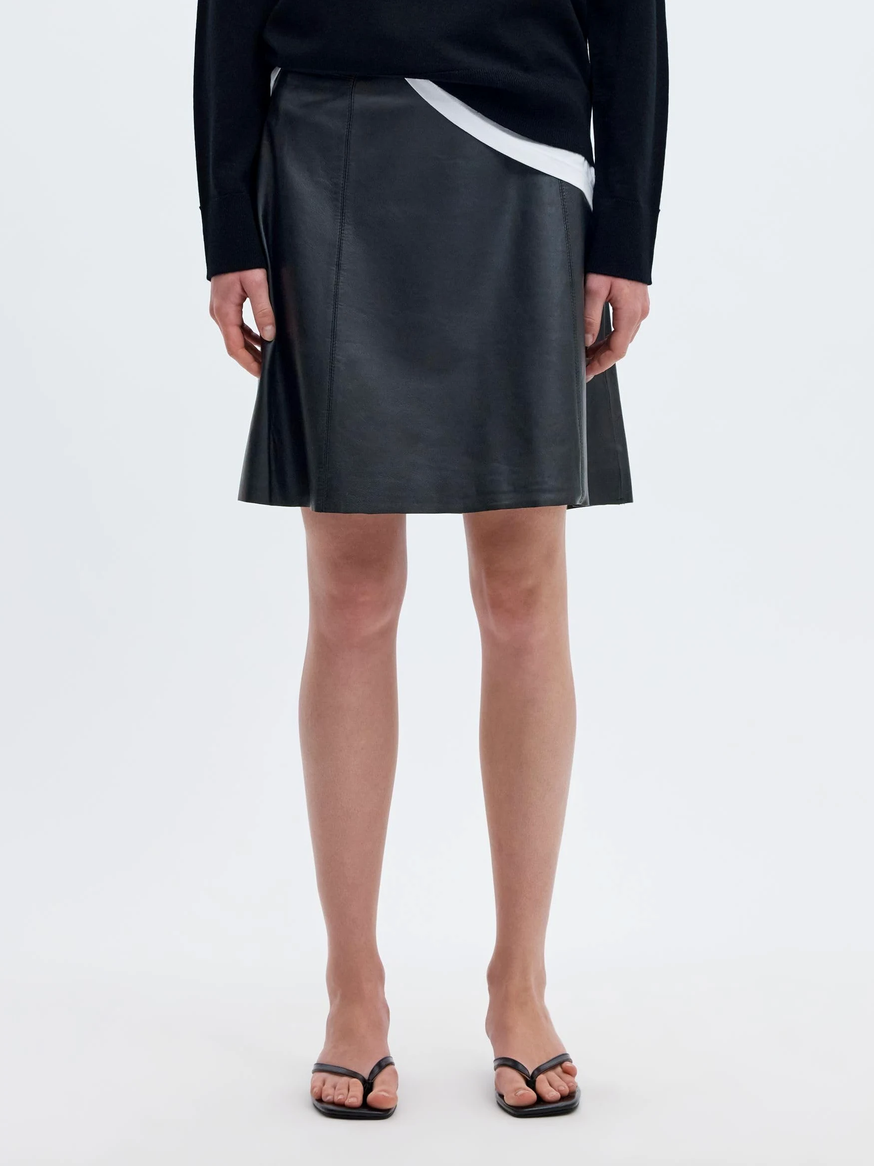 SELECTED FEMME Leather Skirt Mini