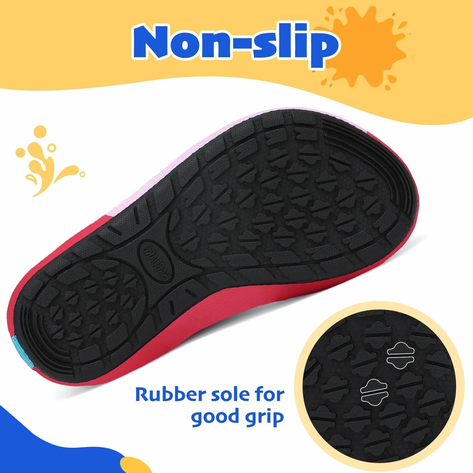 Zapatos de Agua Niños Secado Rápido Transpirable Snorkel Bucear Swim Piscina Playa