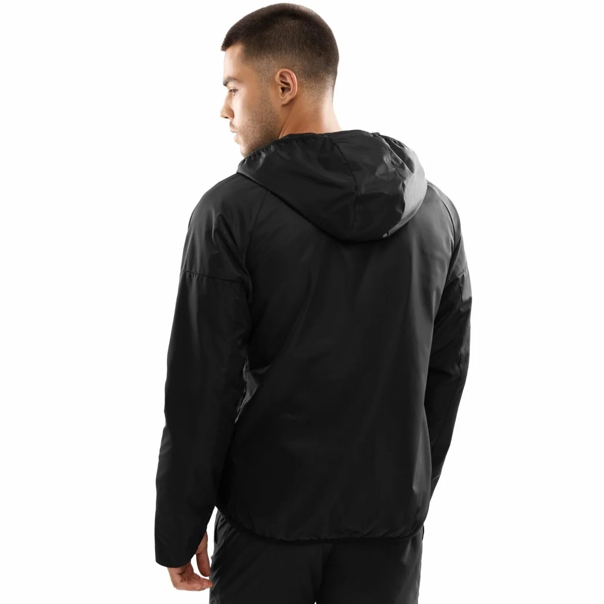 SIROKO Chaqueta cortavientos entrenamiento fitness Grand Marathon Negro