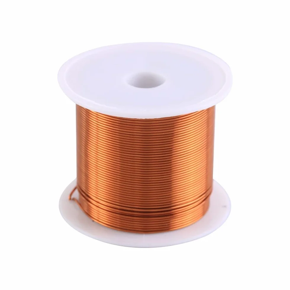 DONGKER Alambre de Cobre Esmaltado 0,7 mm x 10 m Bobina Eléctrica
