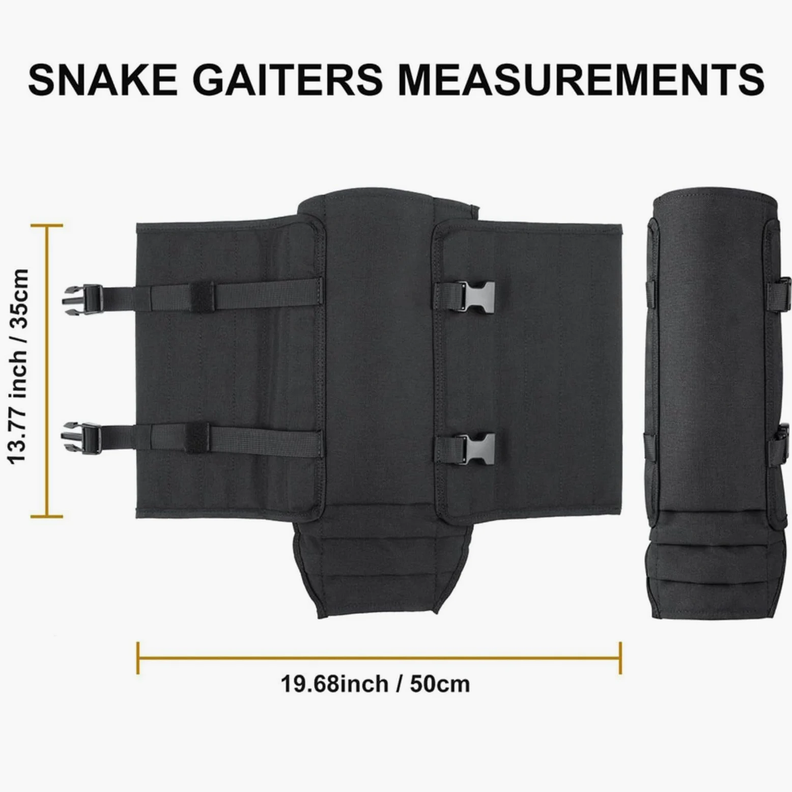 1/2/4 pares de polainas de senderismo al aire libre, con protección Oxford y PP, hebillas ajustables para caza, camping, montañismo, viajes en la selva, verde (4 piezas verdes)