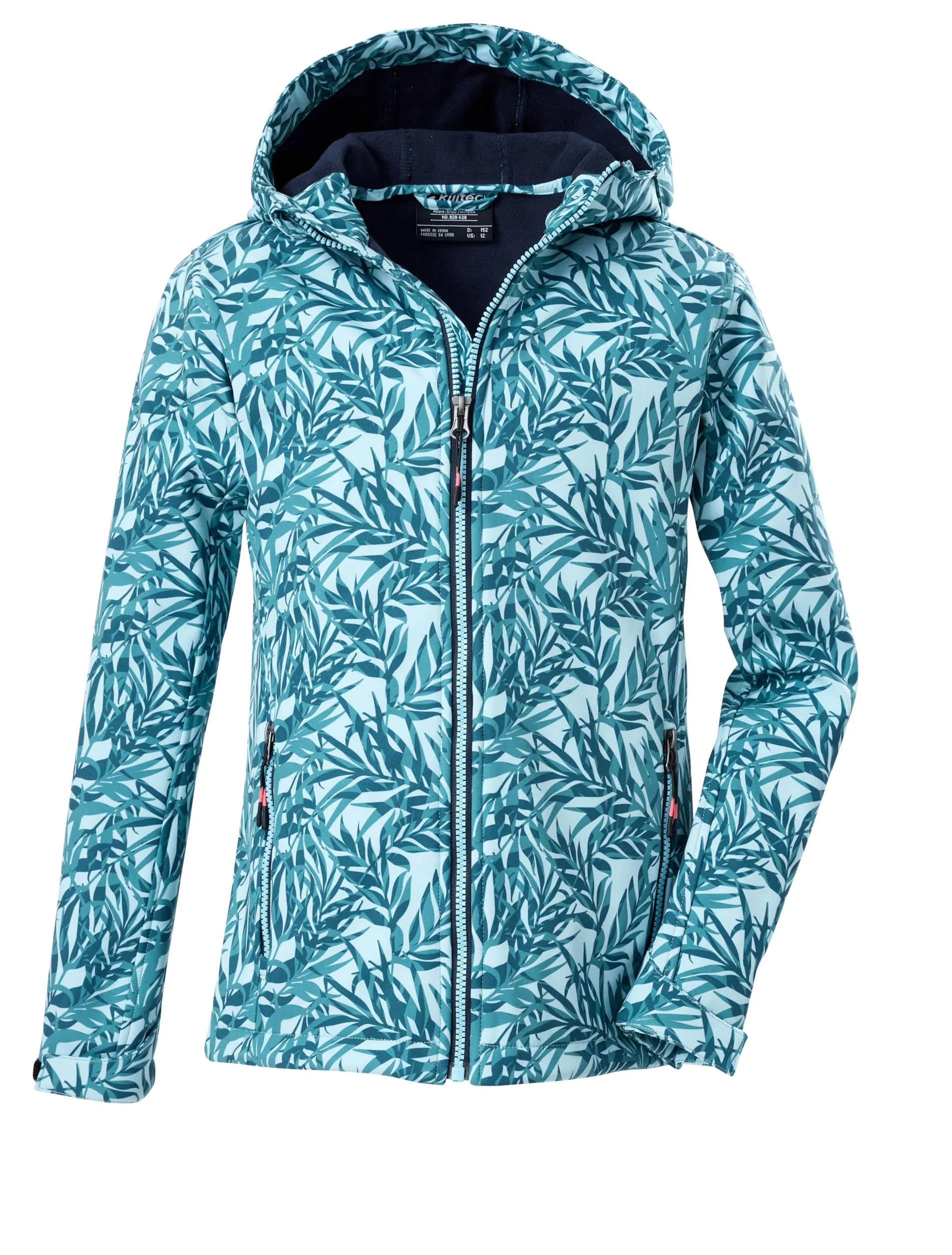 Killtec Mädchen Softshelljacke Print Chaqueta softshell/outdoor con capucha Niñas