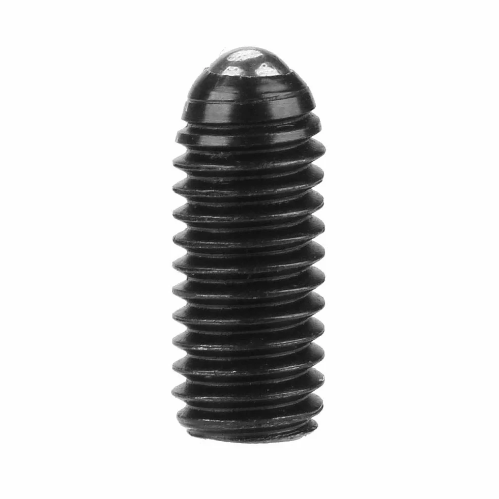 Tuerca Hexagonal M5 Tornillo Fijación Émbolo Bola Acero al Carbono 10 Piezas