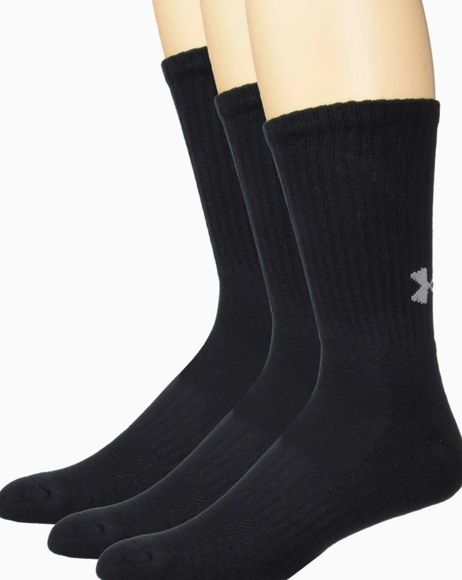 Under Armour Training Cotton Crew Socks, 3-pair Calcetines Unisex adulto (Pack de 3)