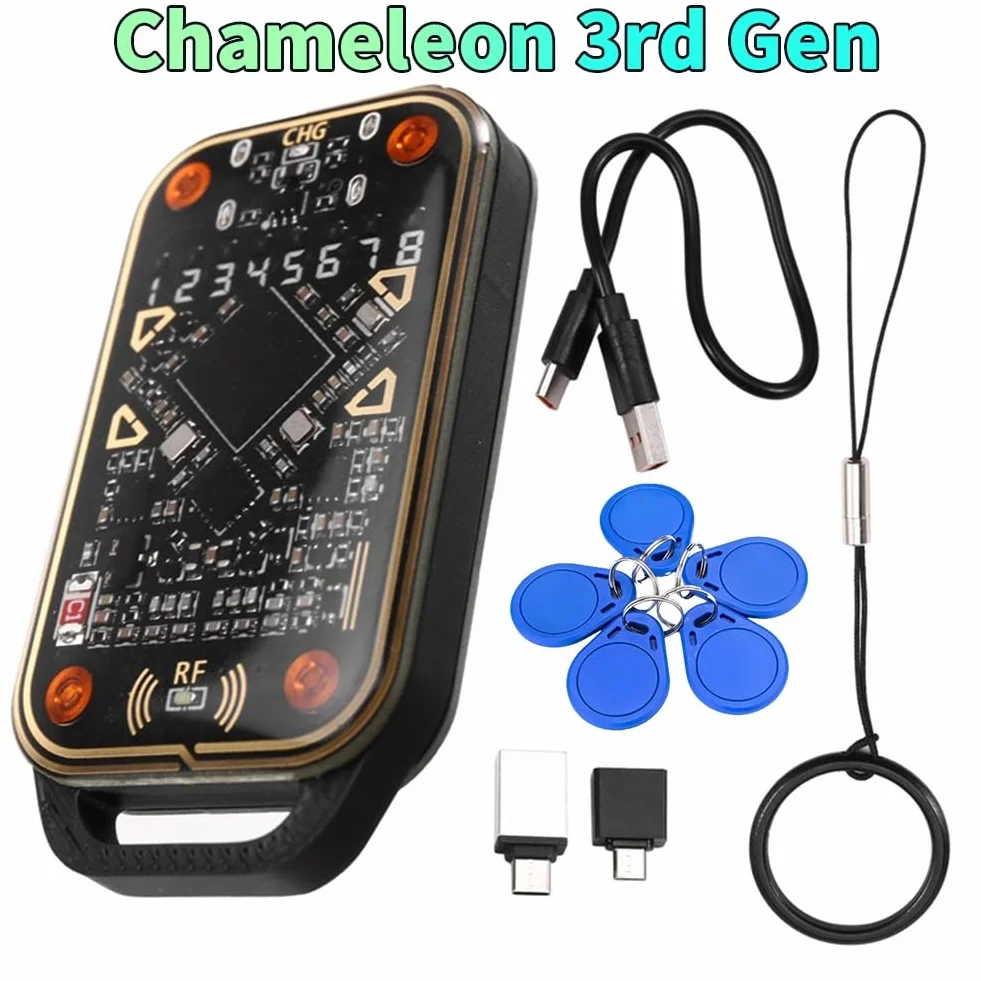 Emulador de Tarjeta Inteligente RFID Chameleon Ultra V3.0 Copiador NFC 125kHz 13.56MHz