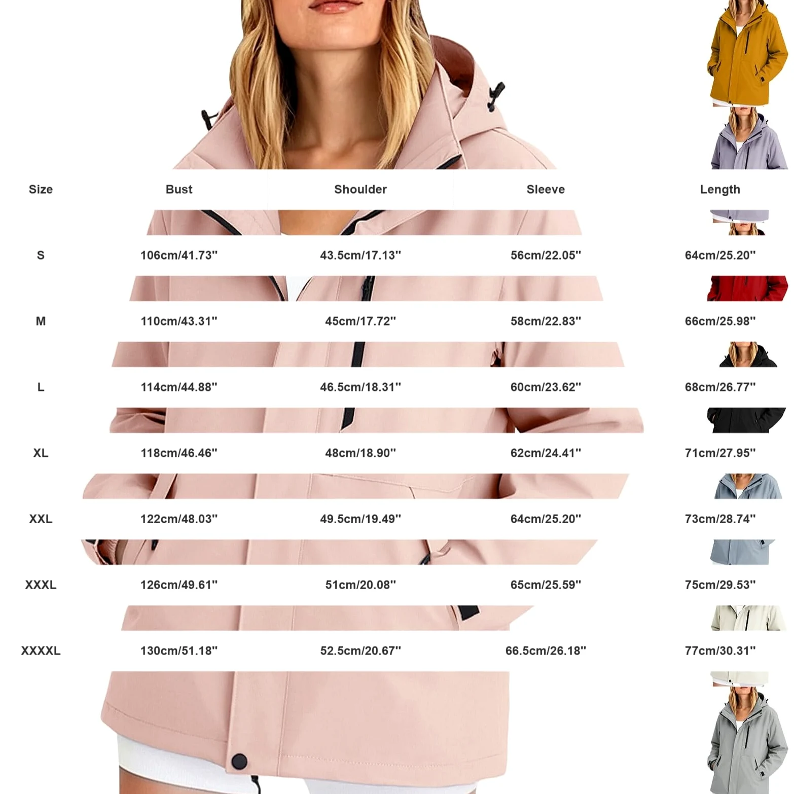 Chubasquero para mujer, impermeable, transpirable, ligero, con capucha, chubasquero para senderismo, chaqueta para exteriores, cortavientos, trekking, chaqueta deportiva Softshell, cómoda chaqueta