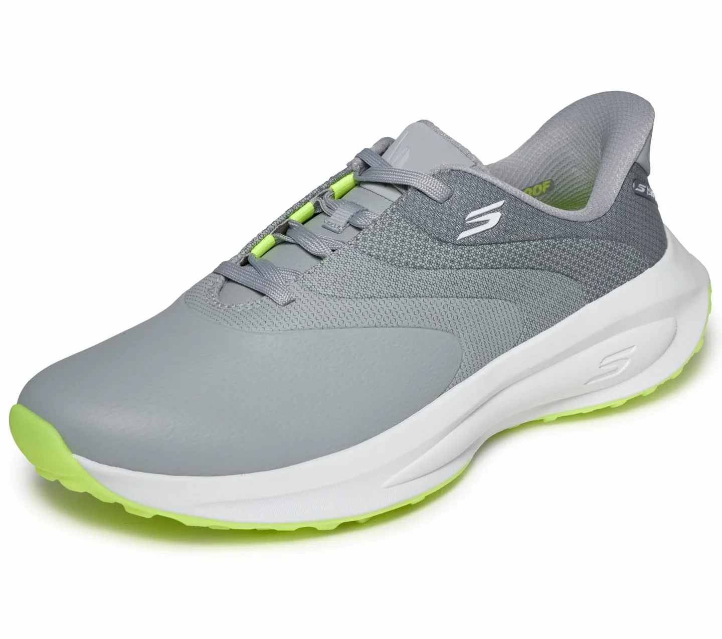 Skechers Go Golf Mens Synthetic Upper Lace Up Spike Less Golf Shoe Zapatos de golfHombre