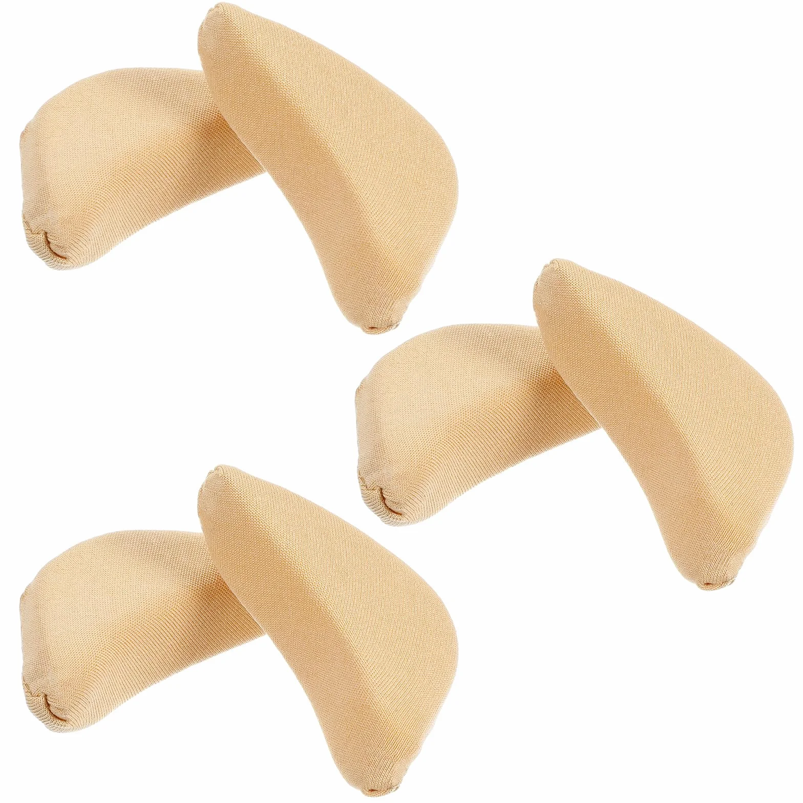 3 pares de rellenos de dedos, relleno de zapatos, unisex, transpirables, suaves, almohadillas para el antepié, relleno de zapatos para tacón alto, alivio del dolor de pies para mujeres y hombres