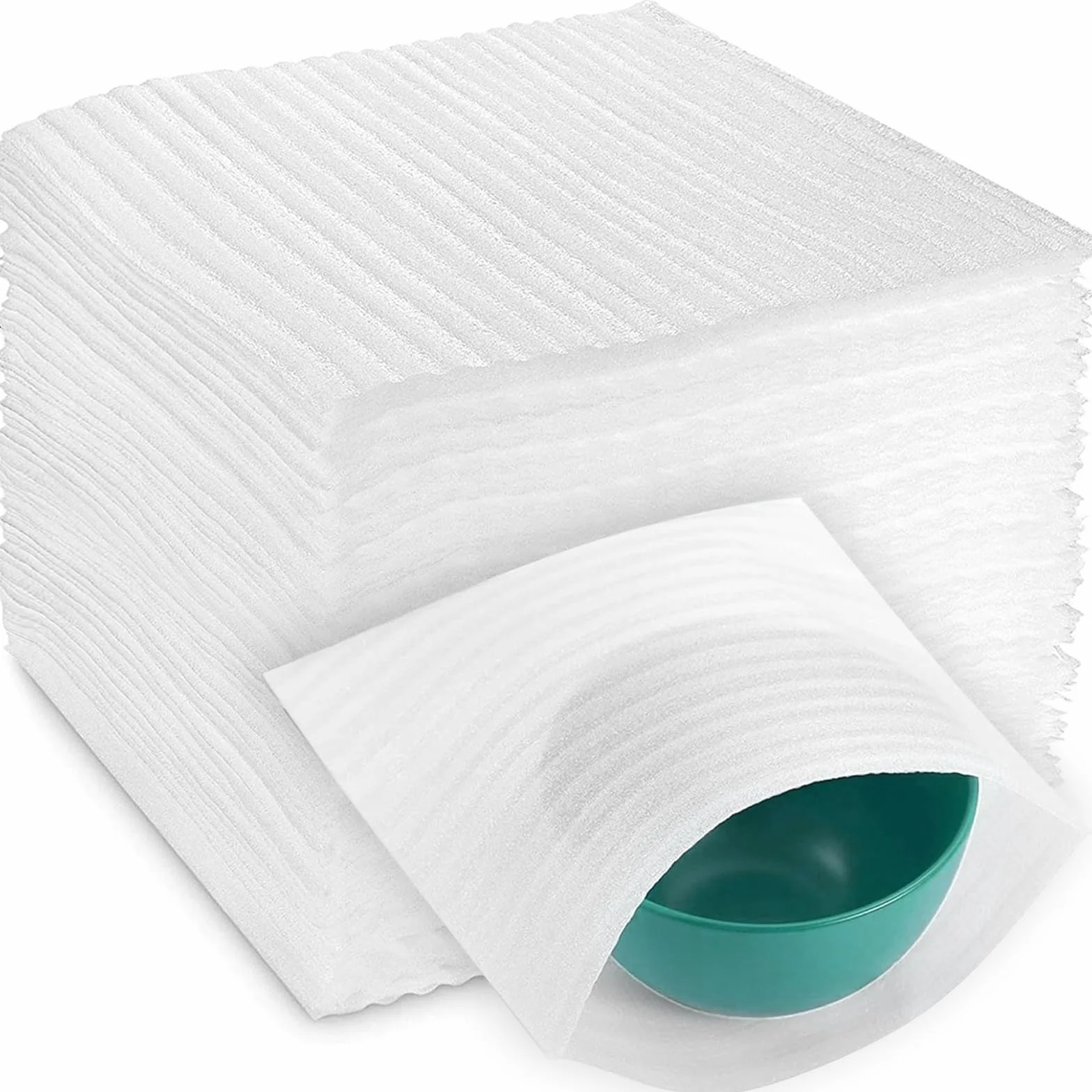 Envoltura de Espuma 30x30 cm 100 Piezas, Material de Embalaje de Burbujas para Mudanza