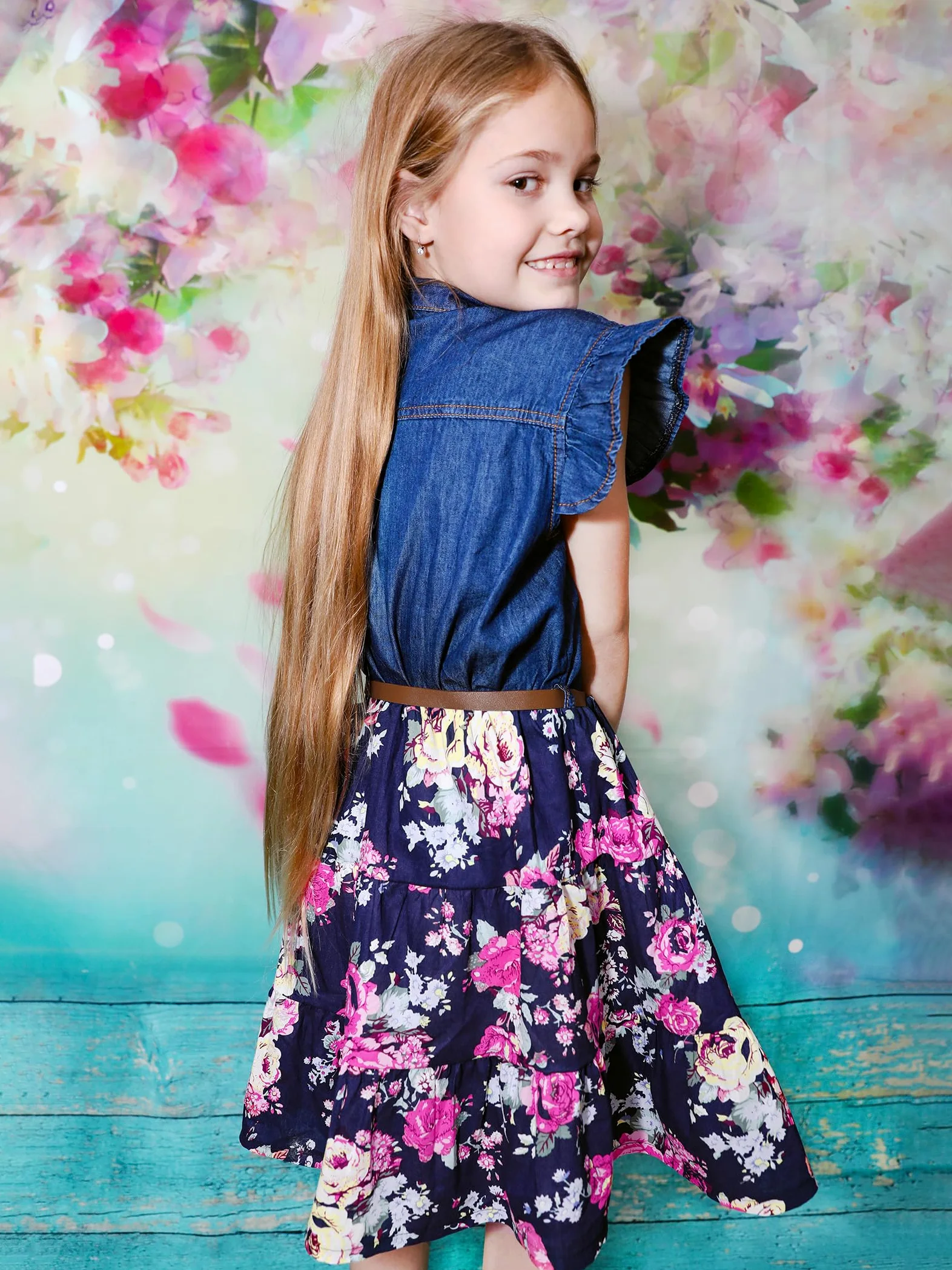 YJ.GWL Vestido occidental para niñas, vestido de princesa para niñas, vestidos de fiesta para niñas de 3 a 14 años
