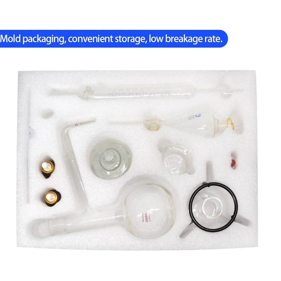 Kit de Destilación y Extracción de Aceite Esencial 500 ml con Estufa de Aire Caliente