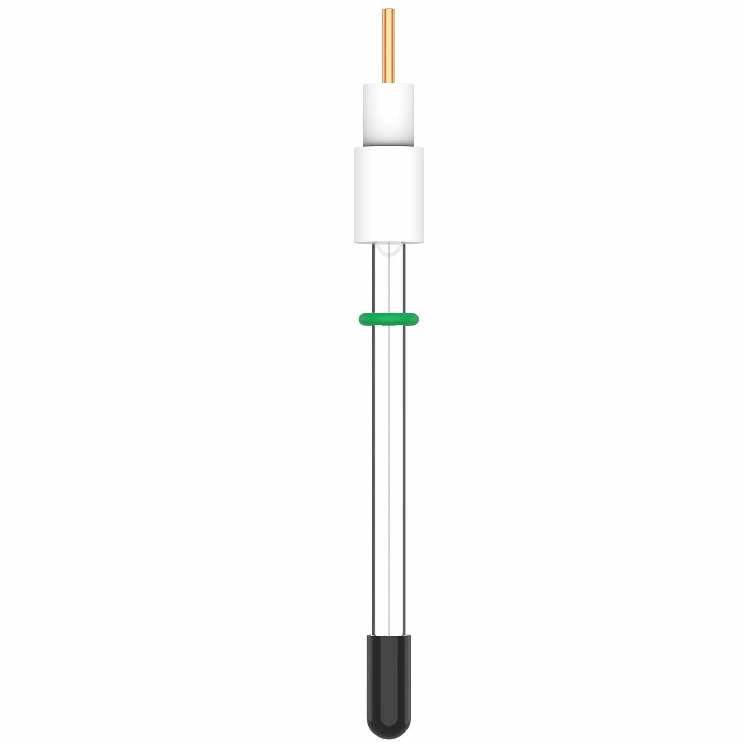 Electrodo de Referencia de Cloruro de Plata Ag/AgCl 6 x 65 mm para Células Electrolíticas