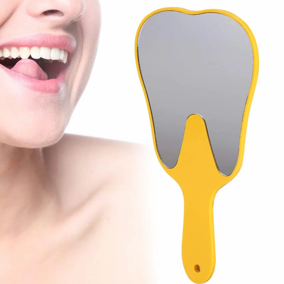 ALKITA Medical Espejo Oficina Forma Diente Molar Aumento Color Aleatorio