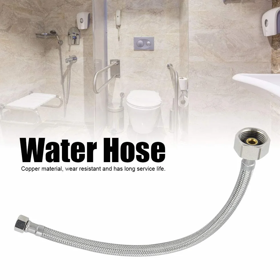 Tuberías de Agua para Inodoro de Cobre, 30 cm 7/8 Entrada 7/8 3 Rosca de Salida, Accesorio de Tubería