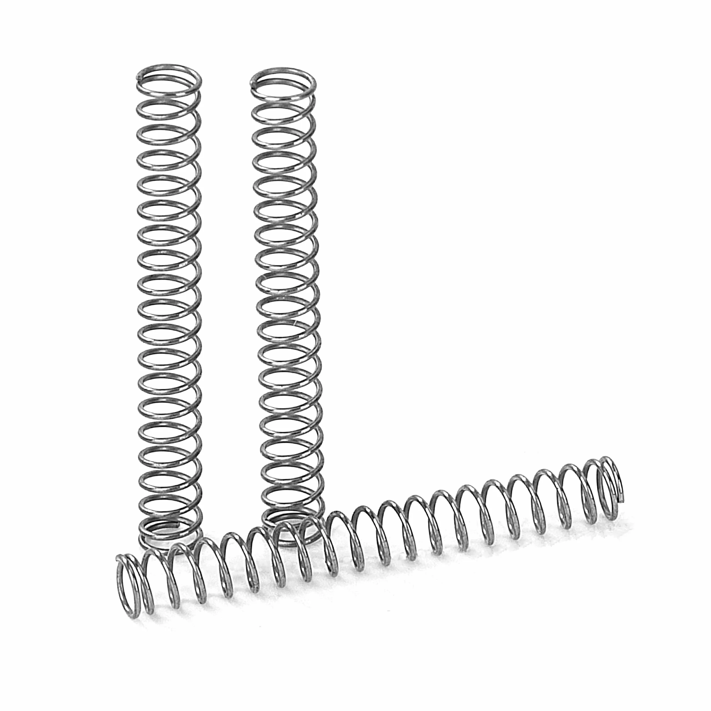 Muelles de Compresión de Acero Inoxidable Resorte 30mm Diámetro Alambre 0,4mm Diámetro Exterior 4mm Fuerza 0,54kg 20 Piezas